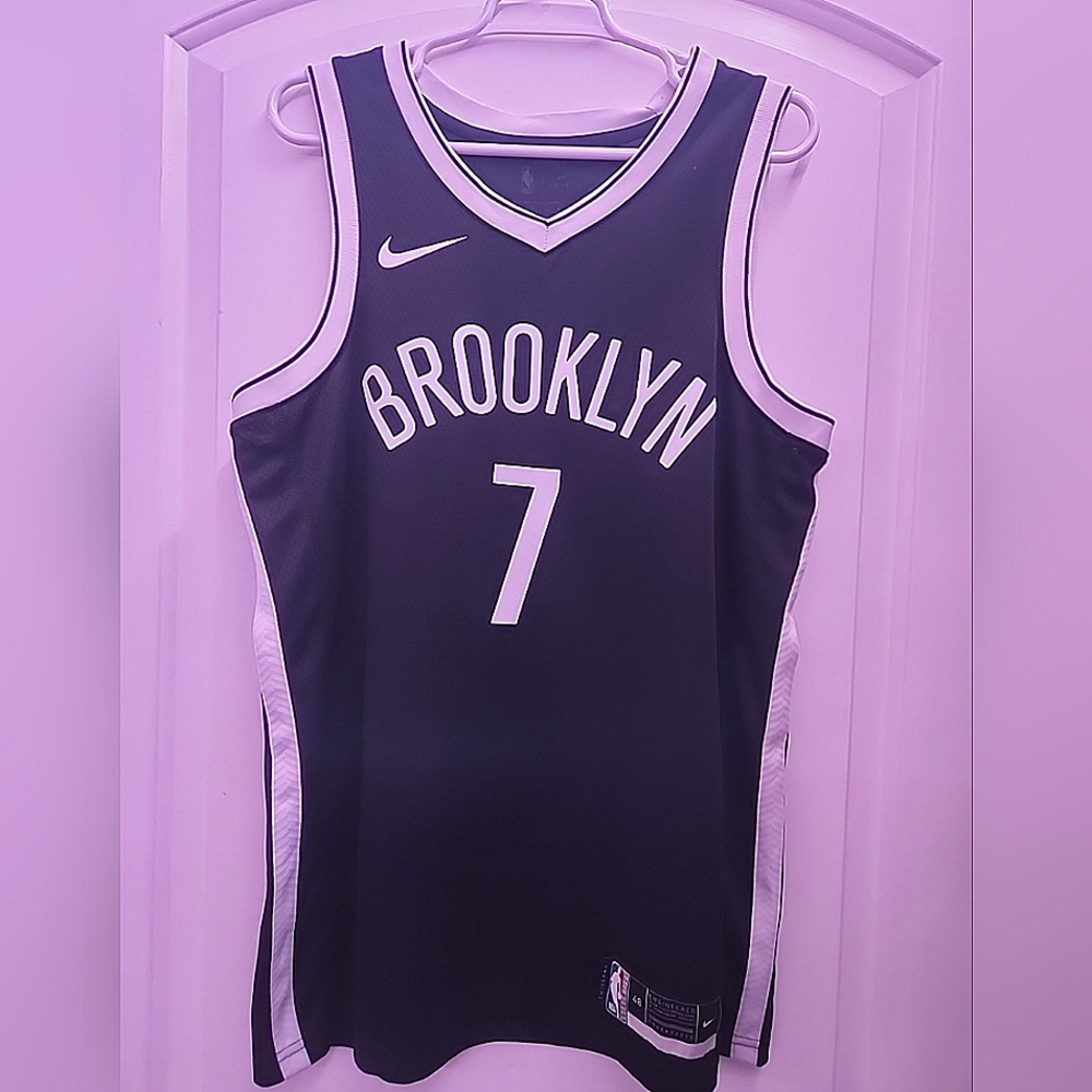 NBA Brooklyn Nets Kevin Durant #7 Icon Swingman Jersey Authentic Nike Size Large